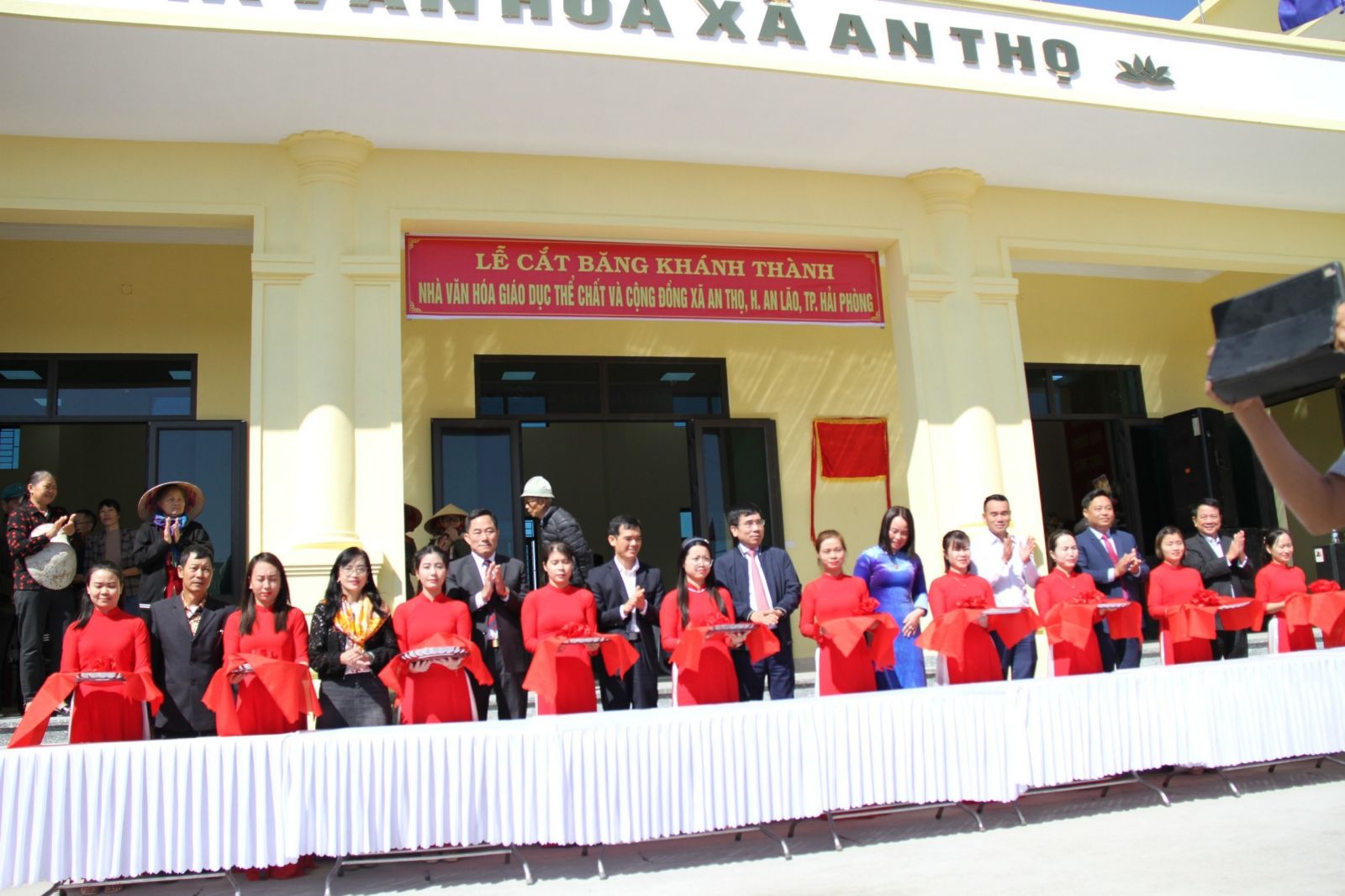 Khánh thành công trình Nhà văn hóa giáo dục thể chất và cộng đồng tại huyện An Lão, Hải Phòng